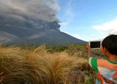 خشم آگونگ، وضعیت اضطراری فوران آتشفشان بالی