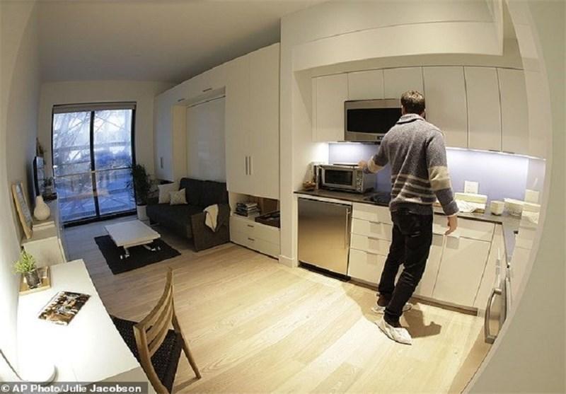 آپارتمان های 24 متری در نیویورک که بیش از 60 هزار متقاضی دارد