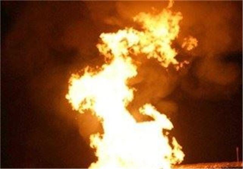 کارگر افغانی در شعله های آتش جان باخت