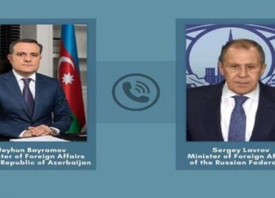 وزیران خارجه روسیه و جمهوری آذربایجان در مورد توافق قره باغ مصاحبه کردند خبرنگاران