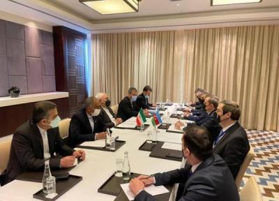 ملاقات ظریف با وزیر خارجه آذربایجان خبرنگاران