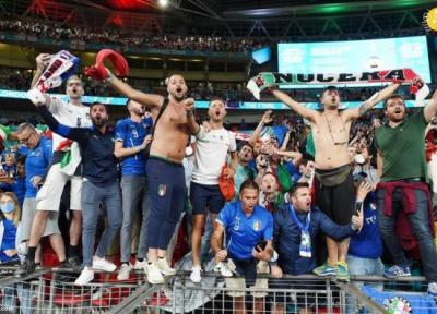 جشن قهرمانی ایتالیا در یورو 2020