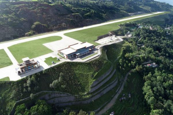 فرودگاه پاکیونگ هند؛ ترکیب مهندسی با طبیعت نفس گیر هیمالیا